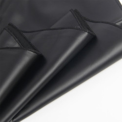 Subblime - 955373 Robe À Bretelles En Cuir Noir S/M